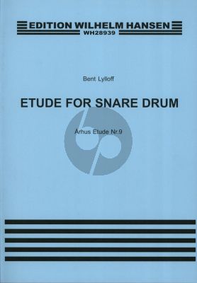 Lylloff Etude for Snare Drum - Aarhus Etude No.9