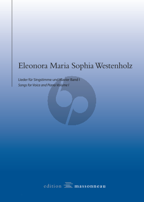 Westenholz Lieder Band 1 Gesang und Klavier (herausgegeben von Reinhard Wulfhorst)
