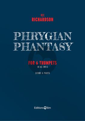 Richardson Phrygian Phantasy for 6 Trumpets (in Bb or C) (Score and Parts)