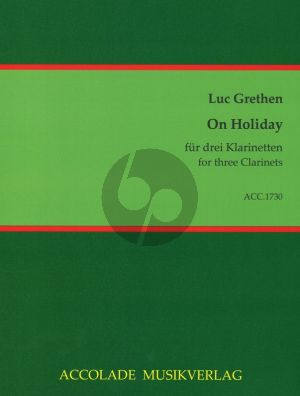 Grethen On Holiday für 3 Klarinetten in Bb Partitur & Stimmen