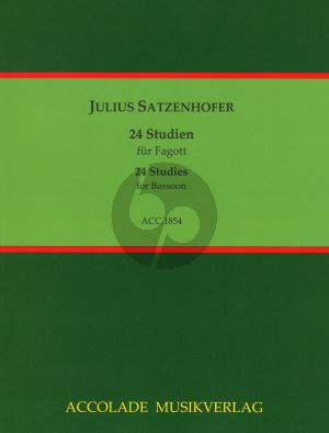 Satzenhofer 24 Studien Fagott (Nikolaus Maler)