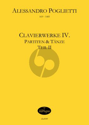 Poglietti Clavierwerke Band 4 - Partiten und Tänze Teil 2 für Klavier (Jörg Jacobi)
