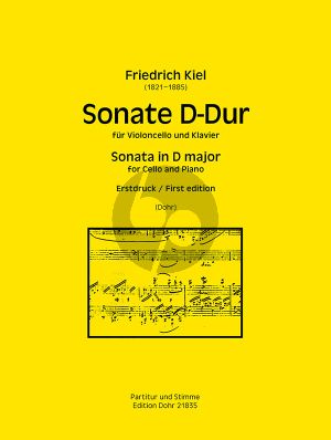 Kiel Sonate D-Dur WoO für Violoncello und Klavier (Christoph Dohr)