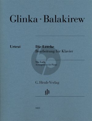 Balakirev Die Lerche - The Lark (Michail Glinka) Piano solo (Wendelin Bitzan)