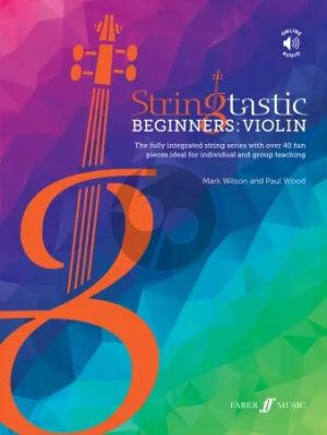 Wood Wilson Stringtastic Beginners Violin (Instrumental Solo) Book with Audio Online