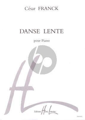 Franck Danse Lente Piano solo