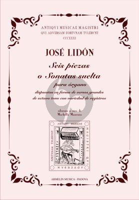 Lidon Seis piezas o Sonatas sueltas para órgano (edited by Maurizio Machella)