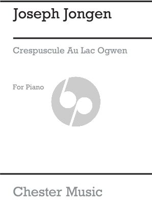 Jongen Crepuscule au Lac Ogwen Impression Piano solo