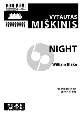 Miskinis Night for SSAATTBB (William Blake)