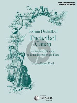 Pachelbel Canon D-Major Descant or Tenor Recorder and Piano (arr. Daniel Dorff)