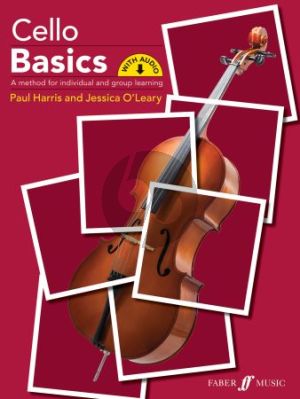 Harris-O'Leary Cello Basics Pupil's Book (A Method for Individual and Group learning) (Book with Audio online)