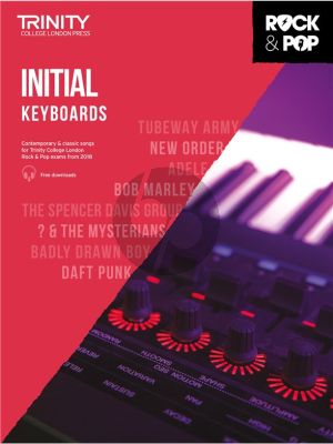 Album Trinity College London Rock & Pop 2018 Keyboards Initial Grade (Keyboard) (Book & Online Audio/Video Downloads)