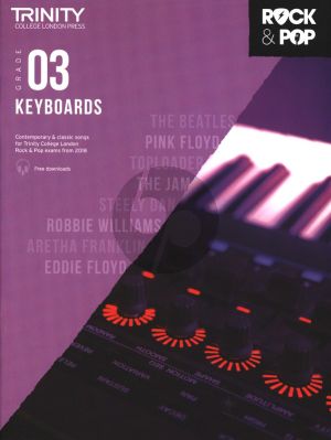 Album Trinity College London Rock & Pop 2018 Keyboards Grade 3 Book & Online Audio/Video Downloads