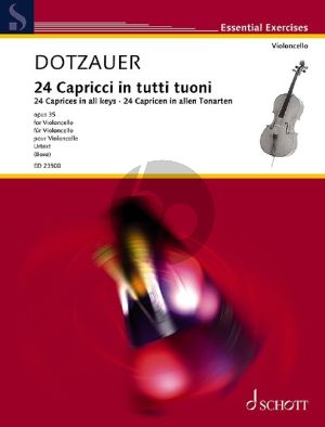 Dotzauer 24 Caprices in all keys Violoncello (Tobias Bonz)