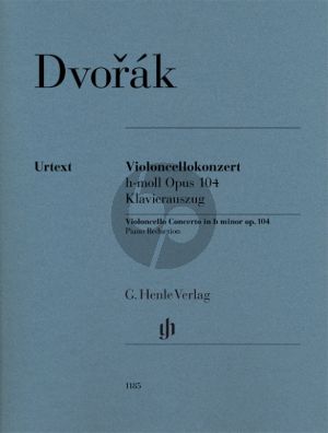 Dvorak Konzert h-moll Op. 104 Violoncello und Orchester (Klavierauszug) (Annette Oppermann)