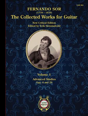 Sor The Collected Guitar Works vol.1 Advanced Studies for Guitar