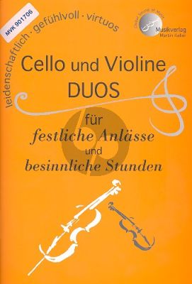 Duos für festliche Anlässe und besinnliche Stunden für Violine und Violoncello (Part./Stimmen) (Martin Keller)