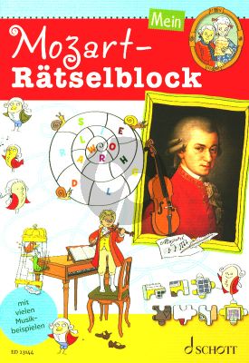 Mein Mozart-Rätselblock (Buch mit MP3 Audiotracks online)