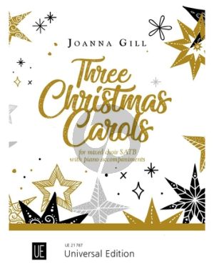 Gill Three Christmas Carols SATB and Piano