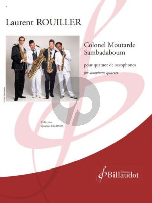 Rouiller Colonel Moutarde - Sambadaboum 4 Saxophones (SATB) (Part./Parties)