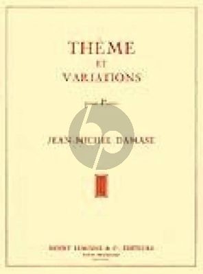 Damase Theme et Variations for Piano Solo