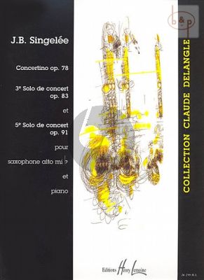 Concertino Op.78 - 3e Solo de Concert op.83 et 5e Solo de Concert Op.91