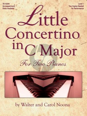 Noona Little Concertino for 2 Piano's Split-track Accompaniment CD