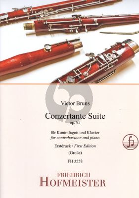 Bruns Conzertante Suite Op. 95 Kontrafagott und Klavier