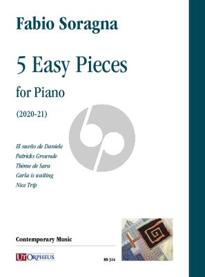 Soragna 5 Easy Pieces for Piano
