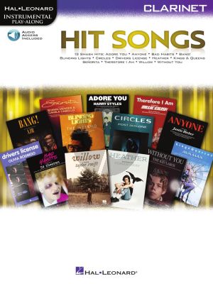 Hit Songs Clarinet Play-Along (Book with Audio online)
