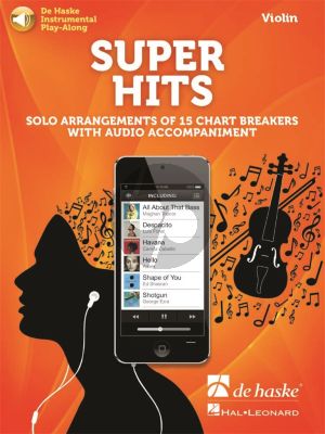 Super Hits for Violin (15 Chart Breakers with Audio Accompaniment) (Book with Audio online)