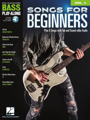 Songs for Beginners for Bass Guitar (Bass Play-Along Volume 59) (Book with Audio online)