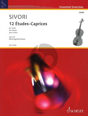 Sivori 12 Etudes-Caprices Op.25 for Violin (Birtel / Egelhof / Callies)