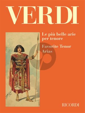 Verdi Piu' Belle Arie Per Tenore per Canto e Pianoforte (Favorite Tenor Arias)