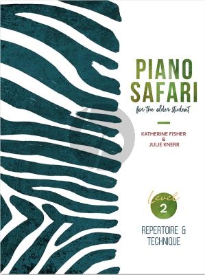 Knerr Fisher Piano Safari Repertoire & Technique for the Older Student Vol.2 for Piano Book with Online Audio