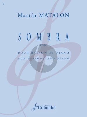 Matalon Sombra - Etude for Bassoon and Piano