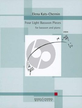 Kats-Chernin 4 Light Bassoon Pieces Bassoon and Piano