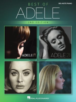 Best of Adele Big Note Piano (2nd edition)