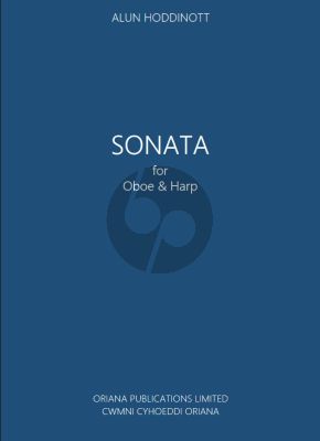 Hoddinot Sonata for Oboe and Harp (Score with part)