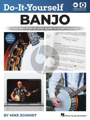 Schnidt Do-It-Yourself Banjo (The Best Step-by-Step Guide to Start Playing) (Book with Audio online)