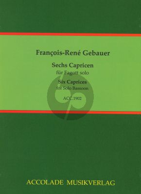 Gebauer 6 Capricen Fagott solo (Bodo Koenigsbeck)