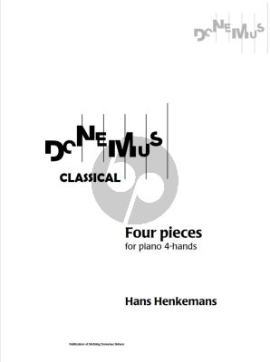 Henkemans Four Pieces for Piano 4-hands