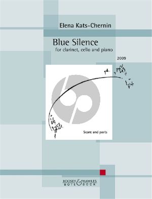 Kats-Chernin Blue Silence for Clarinet-Cello and Piano (Score/Parts)