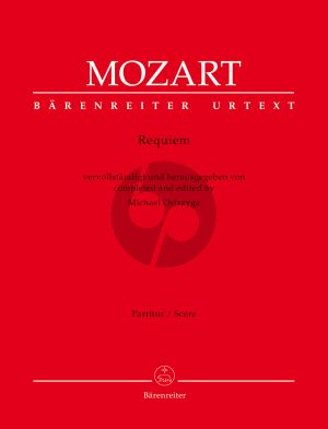 Mozart Requiem KV 626 Soli-Choir and Orchestra Full Score (edited and completed by Michael Ostrzyga) (New Completion)