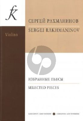 Rachmaninoff Selected Pieces for Violin and Piano