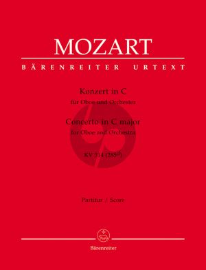 Mozart Concerto C-major KV 314 (285d) Oboe and Orchestra Full Score
