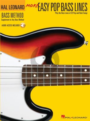 More Easy Pop Bass Lines (Book with Audio online)