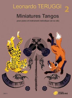Teruggi Miniatures Tangos Vol. 2 for a Melody Instrument (C/Bb) and Piano