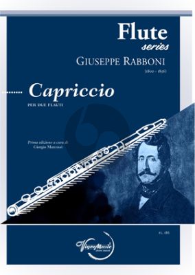 Rabboni Capriccio for 2 Flutes (Parts) (edited by Giorgio Marcossi)