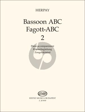 Herpay Bassoon ABC Vol.2 Piano Accompaniment